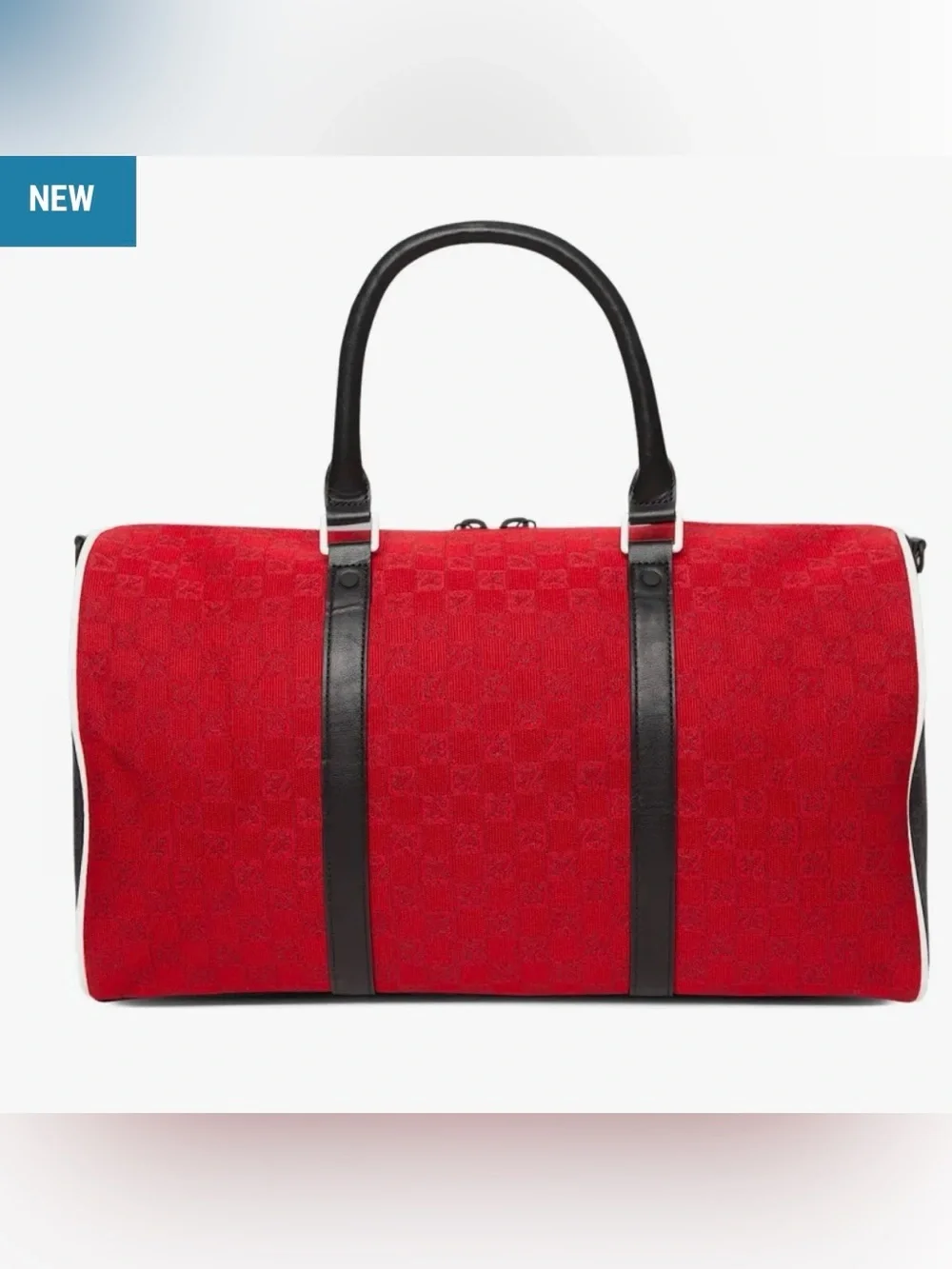 Jordan Monogram Duffle Bag Large in Varsity Red and Black NIKE